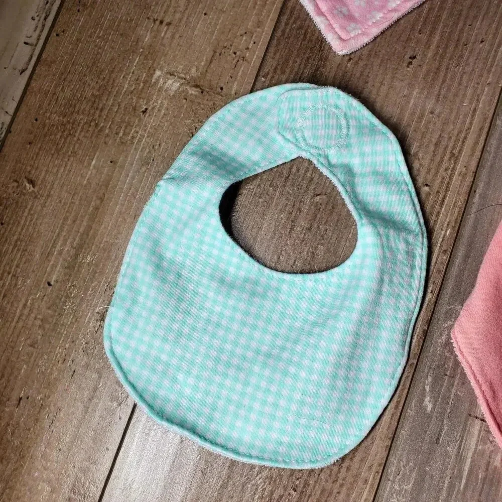 Baby Infant Girl Bib Bundle - Set of 6